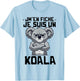 Idea Koala Humour Woman Girl Boy Je suis un Koala , white, S T-Shirt - T-Shirt | Light Blue