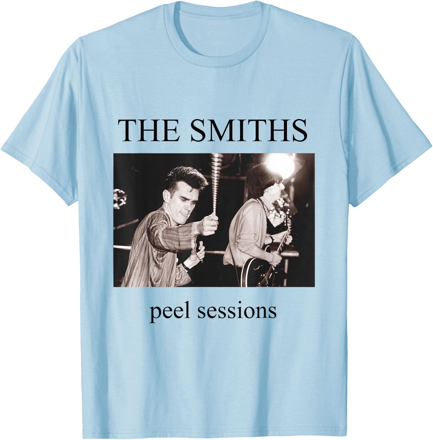 The Smiths Peel Sessions Album Sleeve Art by Stephen Wright T-Shirt - T-Shirt | Light Blue