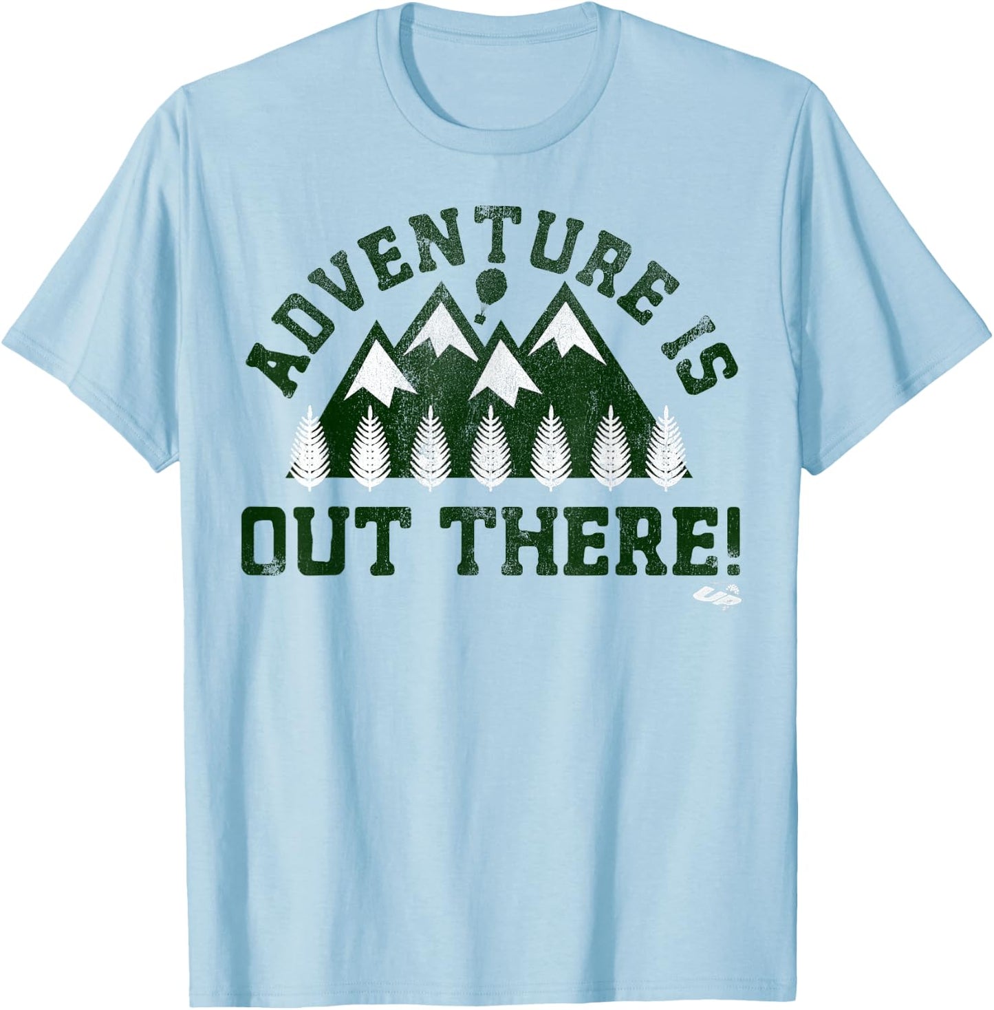 Disney Pixar Up Adventure Is Out There Forest Style T-Shirt - T-Shirt | Light Blue
