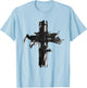 The Cross of Jesus Christ Resurrection T-Shirt - T-Shirt | Light Blue