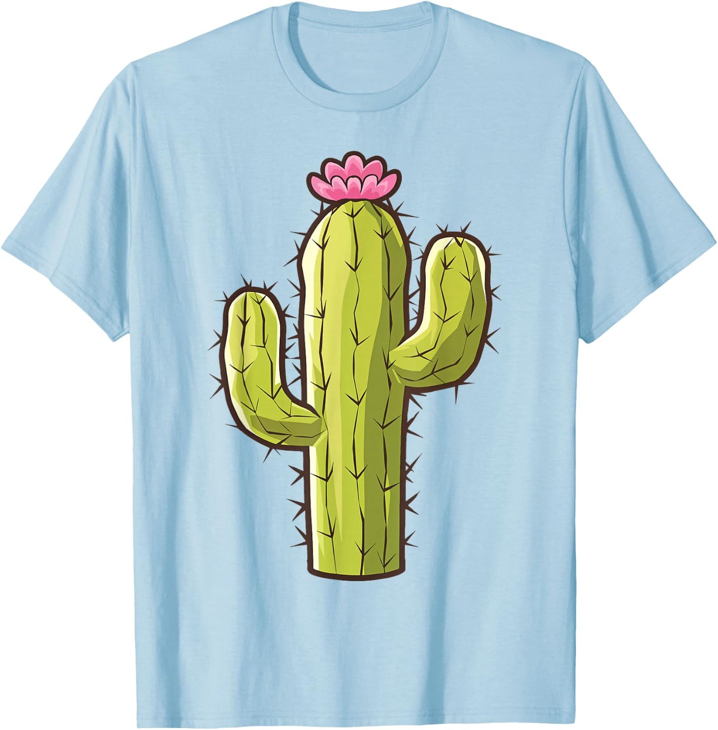 Cactus Shirt Adult Kids Men Women Cactus Costume T-Shirt - T-Shirt | Light Blue