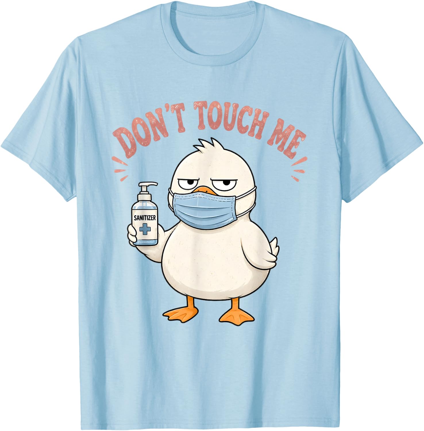 Funny Silly Goose Microbiology Scientist Biology Lab Student T-Shirt - T-Shirt | Light Blue
