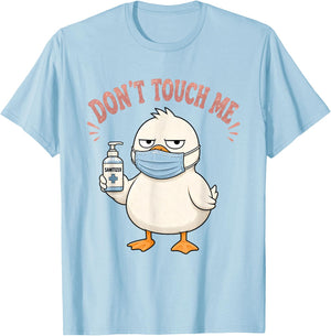 Funny Silly Goose Microbiology Scientist Biology Lab Student T-Shirt - T-Shirt | Light Blue
