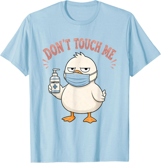Funny Silly Goose Microbiology Scientist Biology Lab Student T-Shirt - T-Shirt | Light Blue