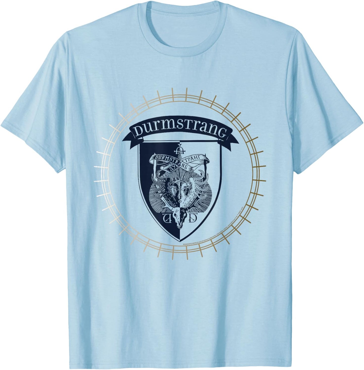 Harry Potter Durmstrand Emblem T-Shirt - T-Shirt | Light Blue