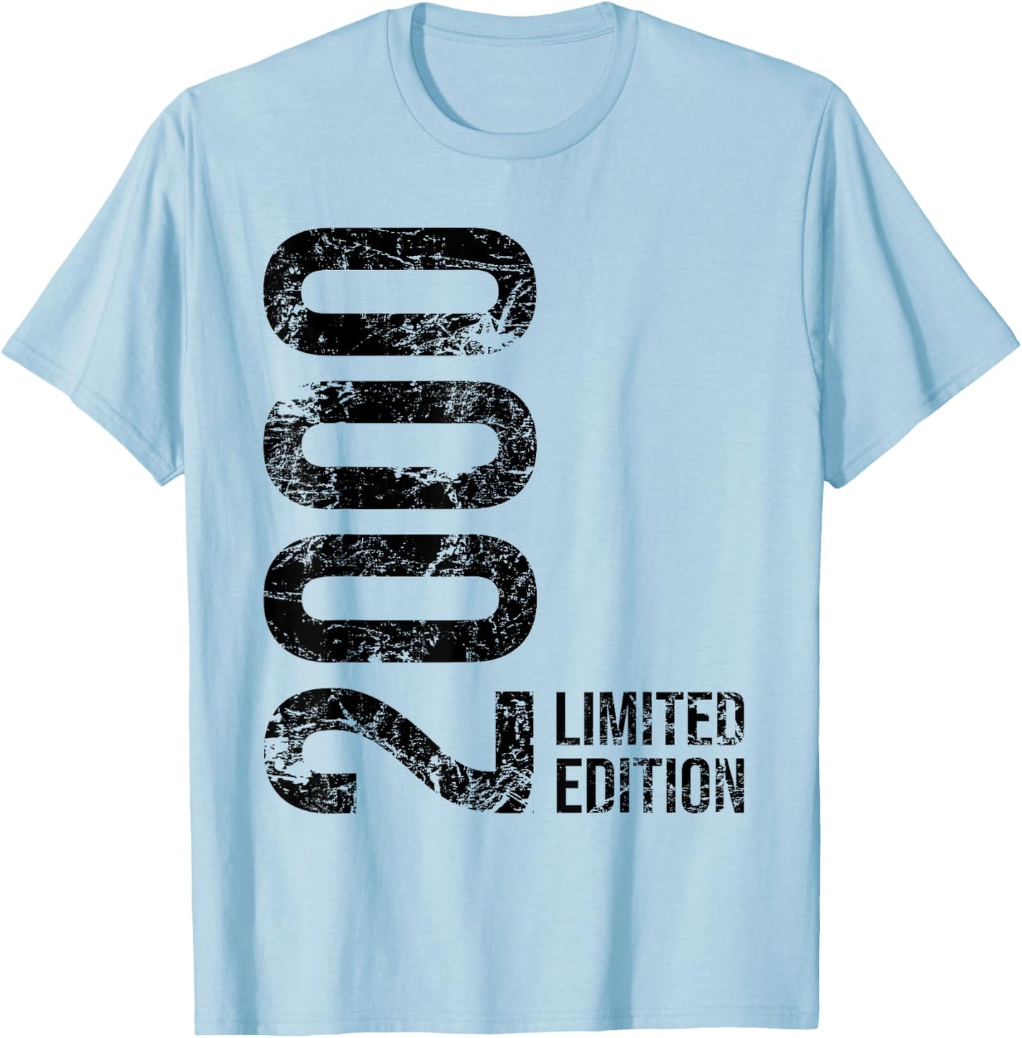 22nd Birthday Man Woman 22 Years 2000 Gift , White, s T-Shirt - T-Shirt | Light Blue
