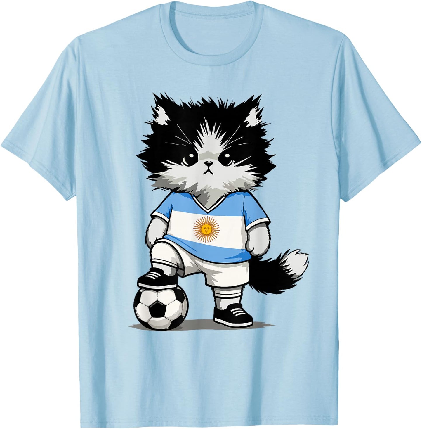 Argentinian Flag Men Women Kids Argentina T-Shirt - T-Shirt | Light Blue