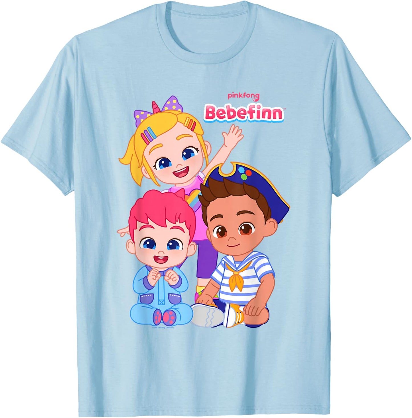 Bebefinn Siblings T-Shirt - T-Shirt | Light Blue