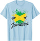 Flag Jamaica Pride Jamaica Vintage T-Shirt - T-Shirt | Light Blue