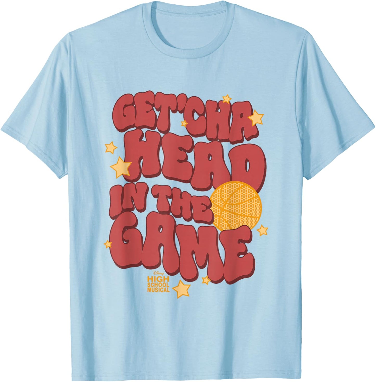 Disney High School Musical The Series Head In The Game Logo T-Shirt - T-Shirt | Light Blue