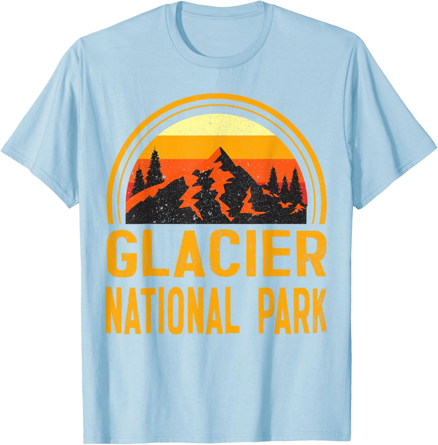 Glacier National Park T-Shirt - T-Shirt | Light Blue
