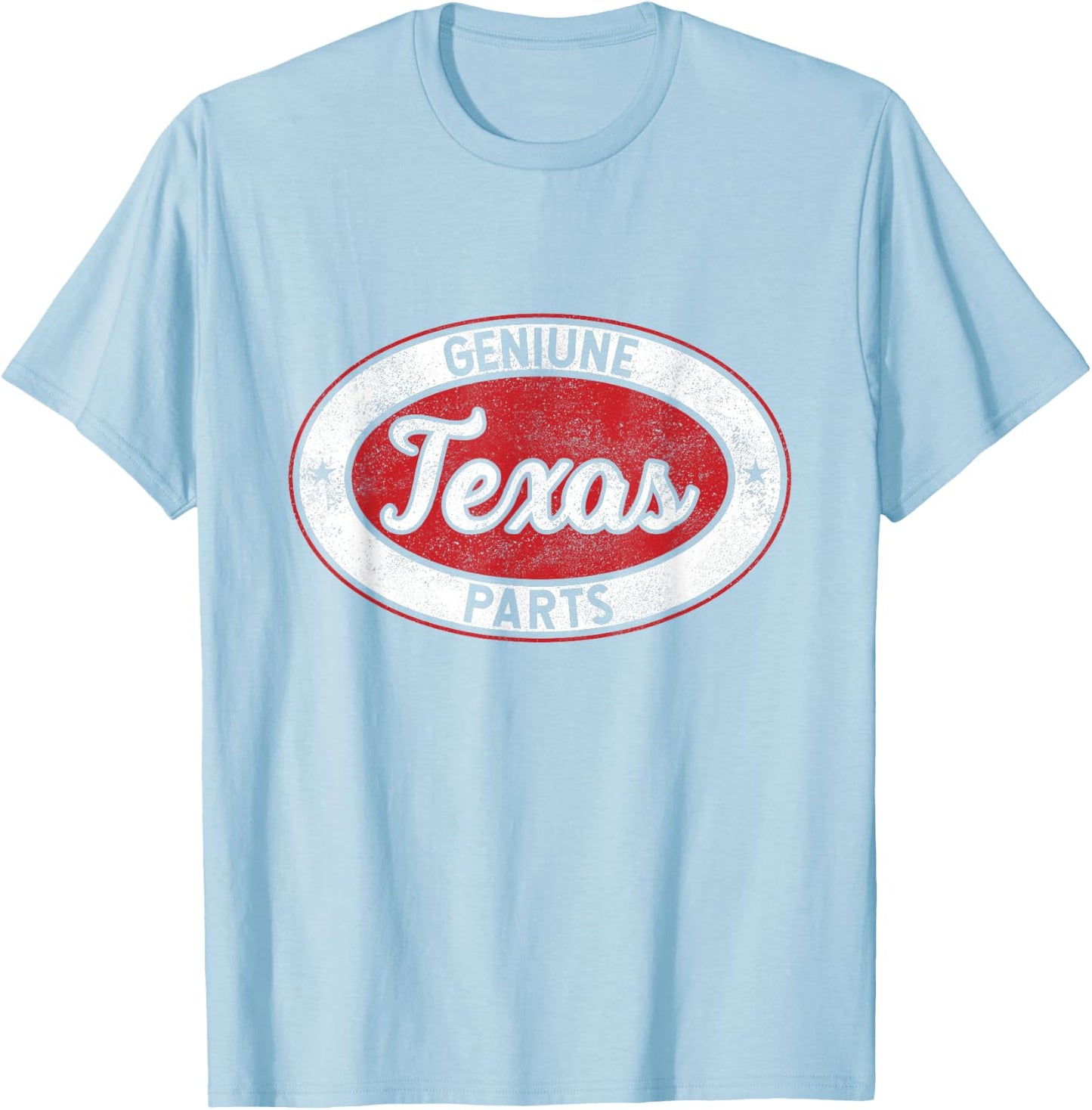 Genuine Texas Parts for Native Texans - Proud Texas T-Shirt - T-Shirt | Light Blue