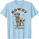 Doodle Mom Doodle Lover Vintage Western Life Howdy Doodle T-Shirt - T-Shirt | Light Blue