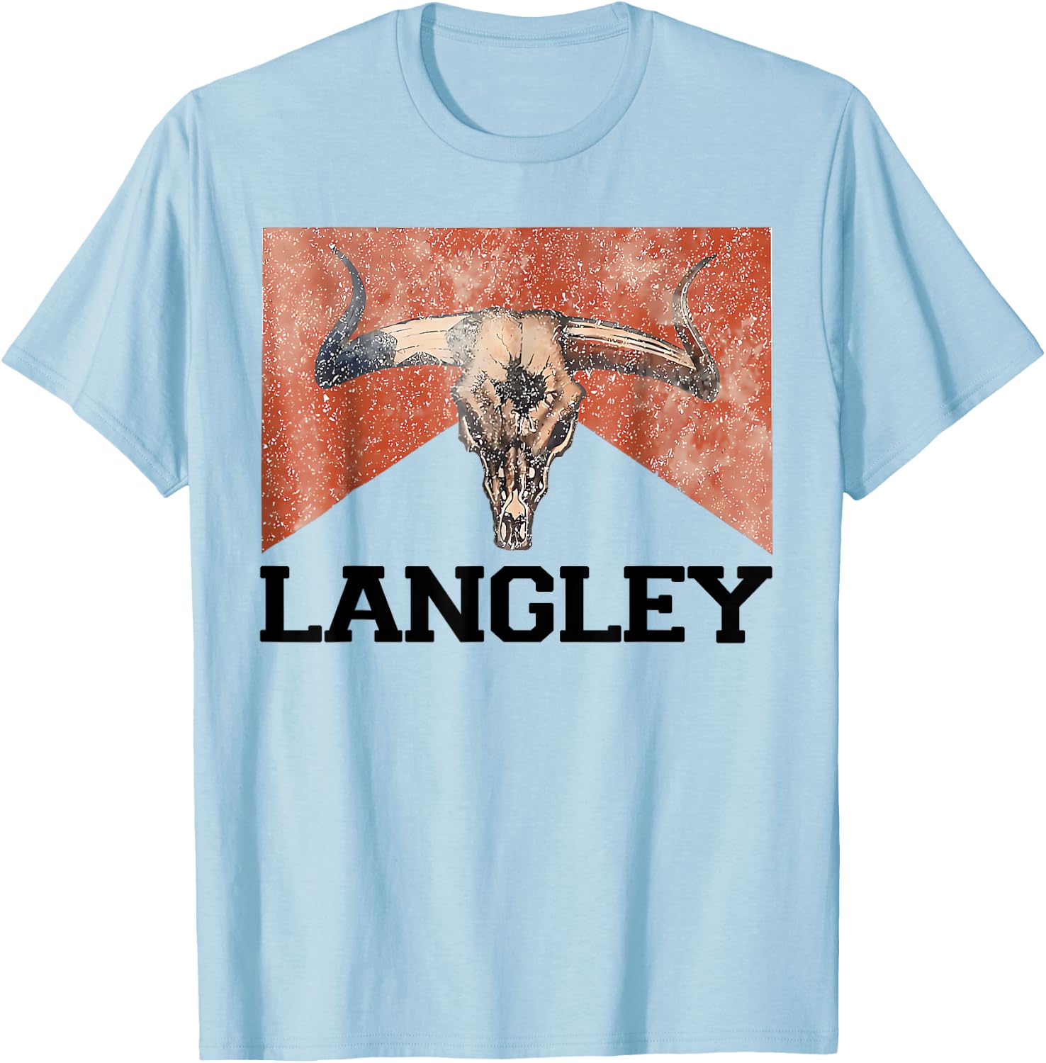 Retro Classic Langley Vintage Gift Women T-Shirt - T-Shirt | Light Blue
