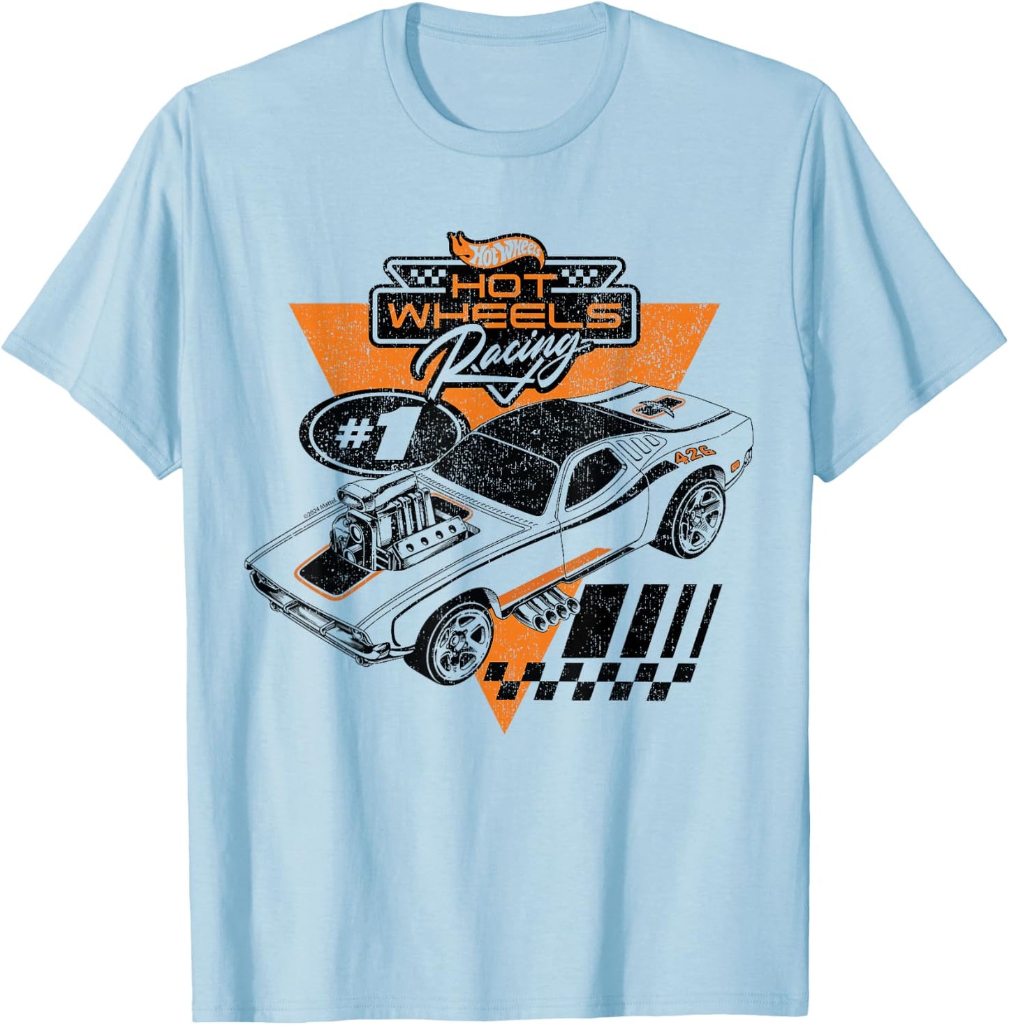 Hot Wheels - Rodger Dodger Racing T-Shirt - T-Shirt | Light Blue