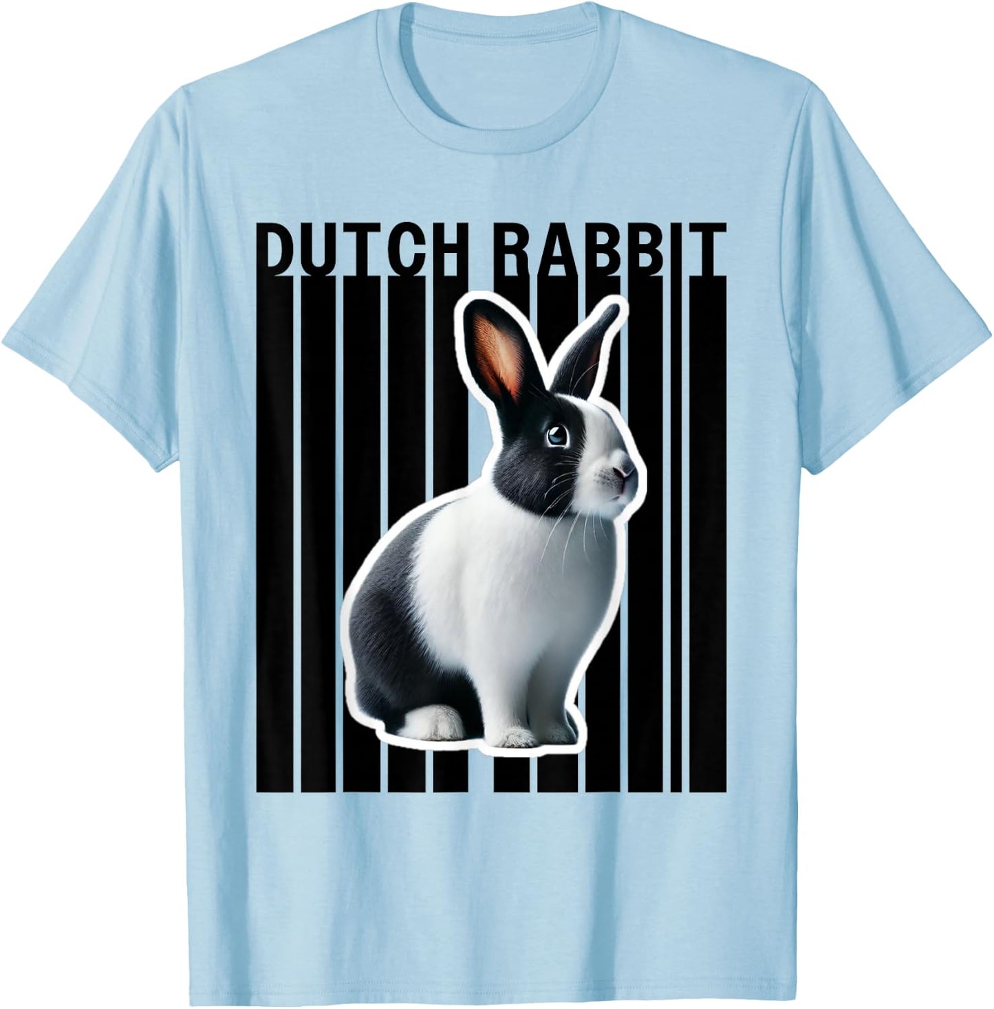 Dutch Rabbit Lovers Cute Bunny T-Shirt - T-Shirt | Light Blue
