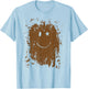 Funny Mud Splatter Face Cool Marathon and Mud Run T-Shirt - T-Shirt | Light Blue