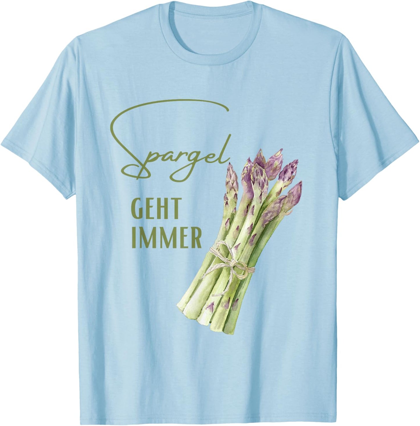 Spargel geht immer Spargeln Spargelbauer Spargel essen T-Shirt - T-Shirt | Light Blue