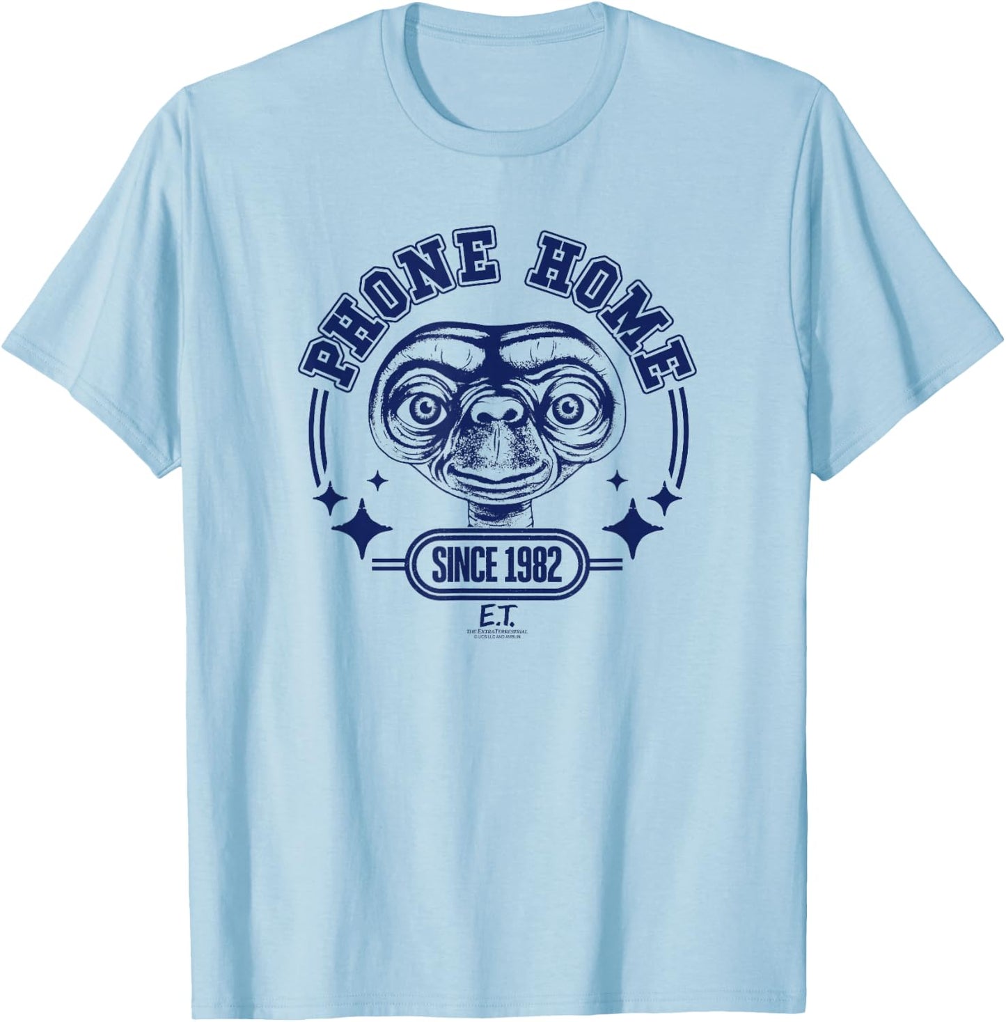 E.T. Phone Home Since 1982 Big Face T-Shirt - T-Shirt | Light Blue
