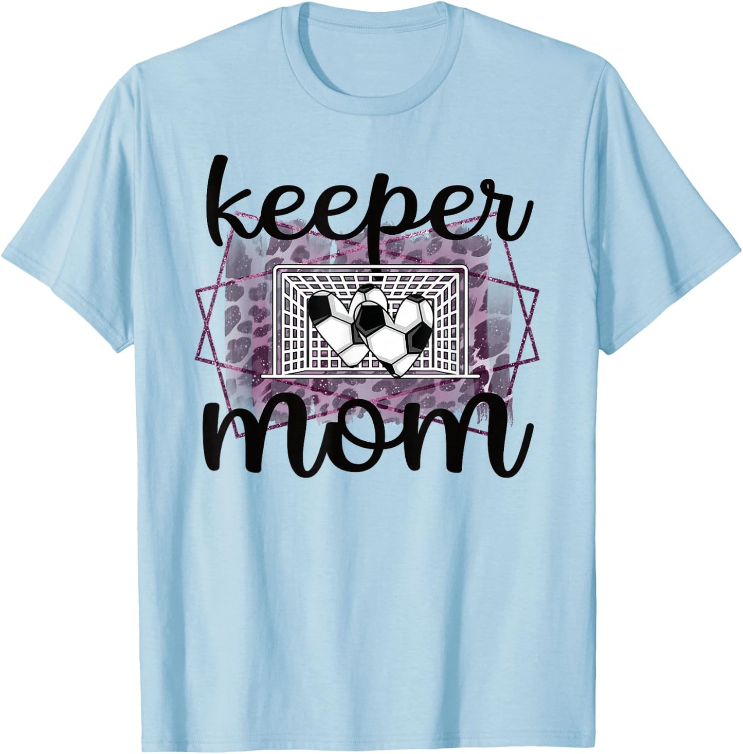 Proud Soccer Goalkeeper Mom Of A Soccer Goalie Mother T-Shirt - T-Shirt | Light Blue