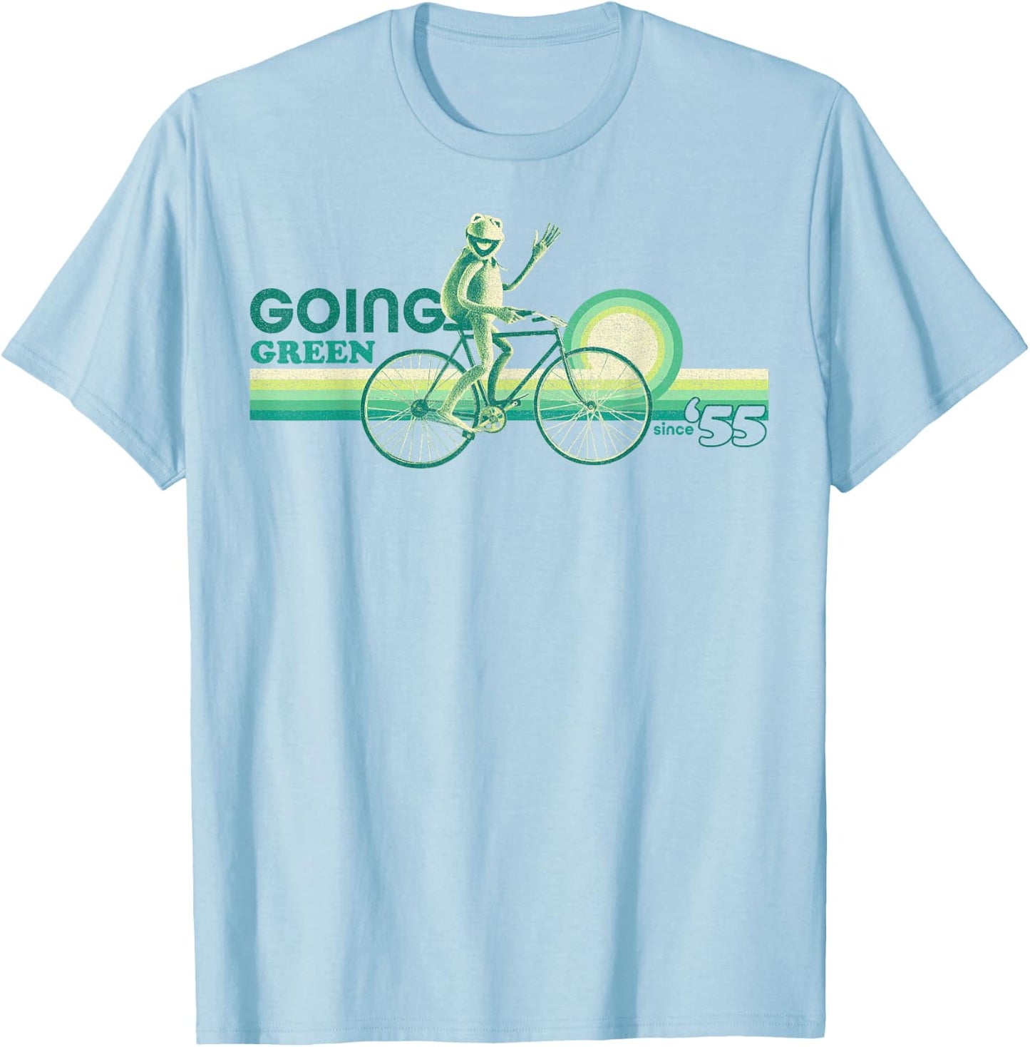 Disney The Muppets Kermit Going Green Since '55 T-Shirt - T-Shirt | Light Blue