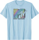 MTV Neon Leopard Print Music Television Logo , gray T-Shirt - T-Shirt | Light Blue