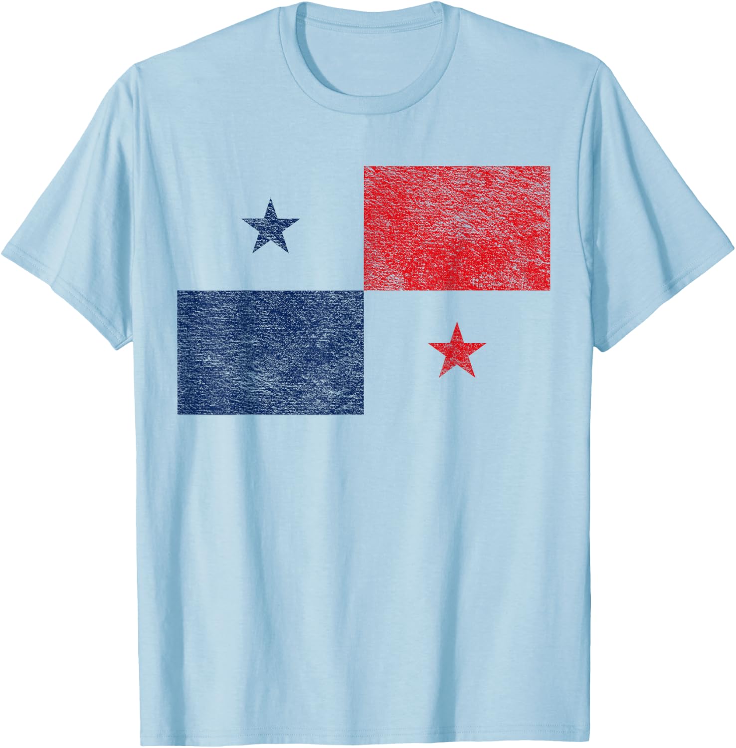National Flag of Panama Panamanian Flag Day T-Shirt - T-Shirt | Light Blue