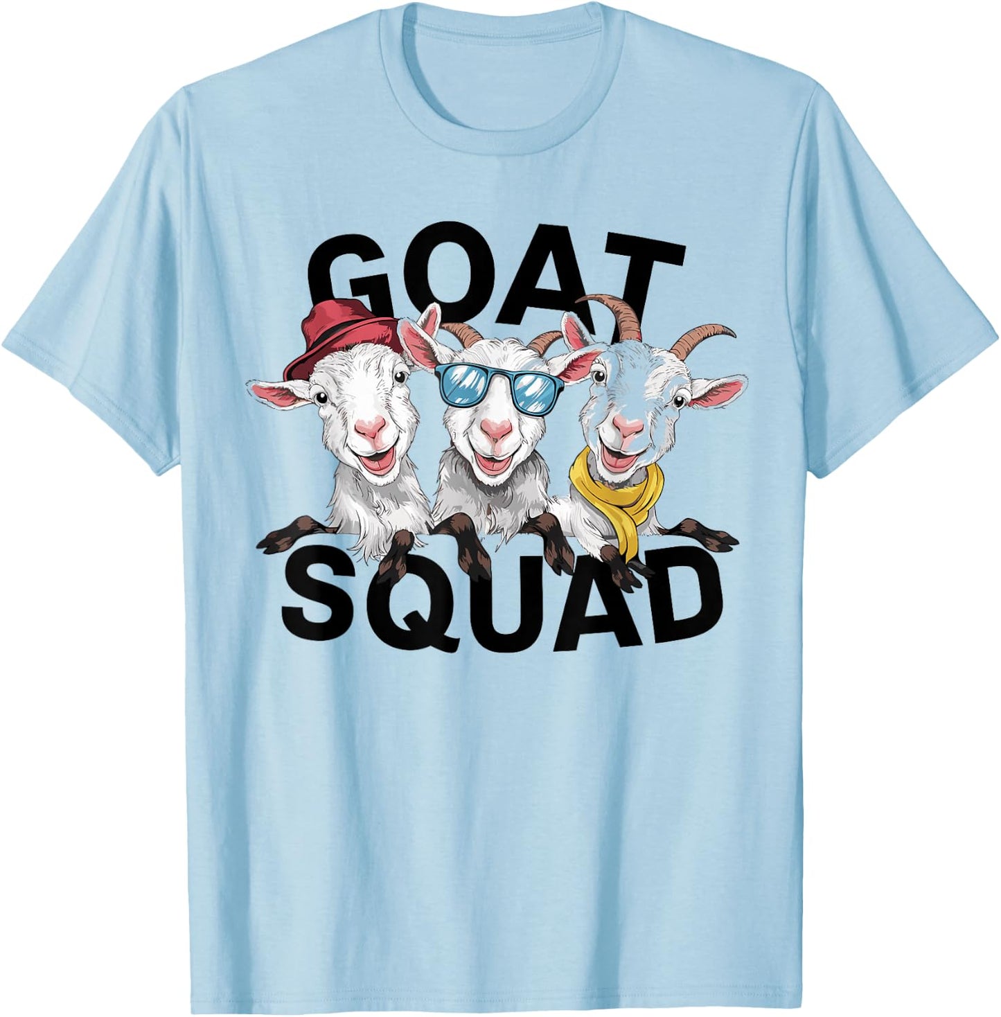 Goat Squad for Goat Lover Shirt | Kids Goat T-Shirt - T-Shirt | Light Blue