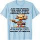 Cute Duck If You Think I'm Grouchy You Are Right T-Shirt - T-Shirt | Light Blue