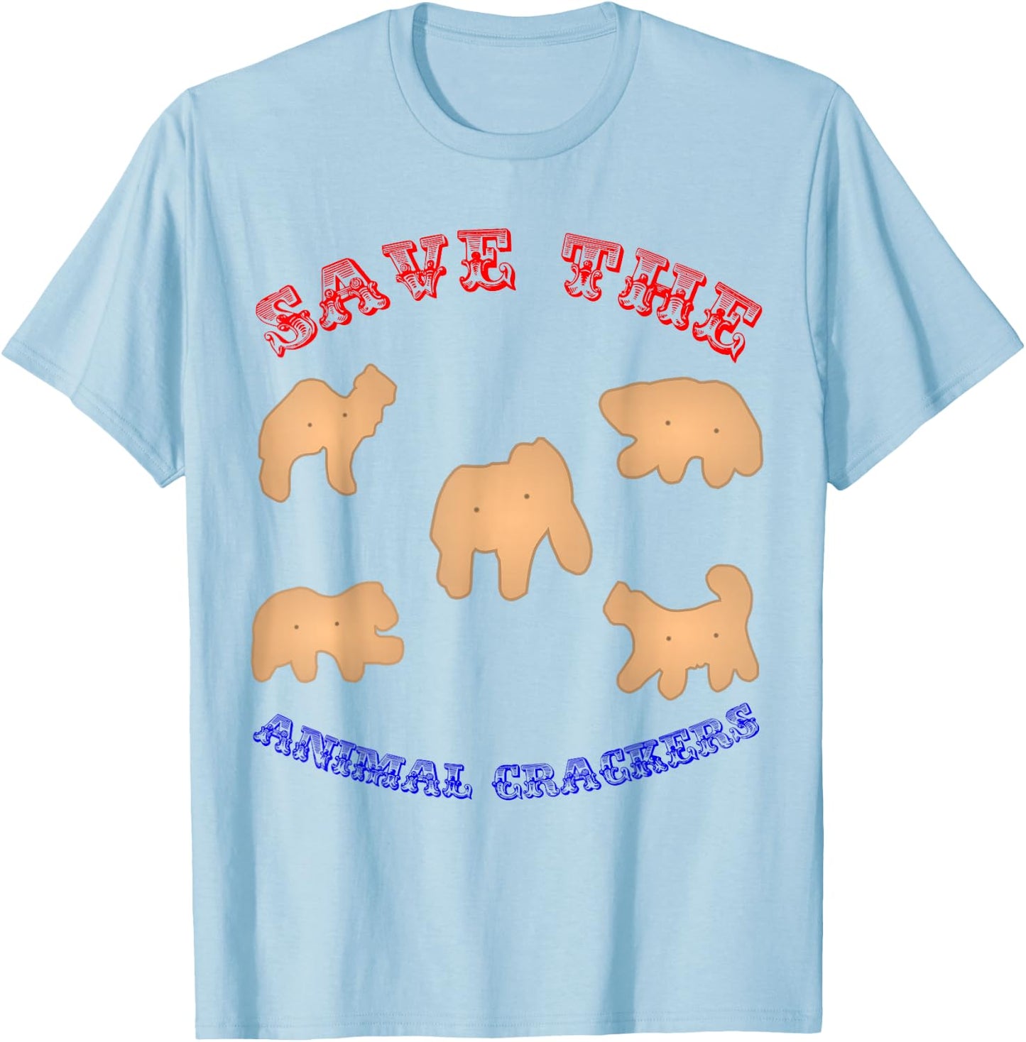 Animal Lovers Quotes Wild Animals Zoo T Shirt Gift T-Shirt - T-Shirt | Light Blue