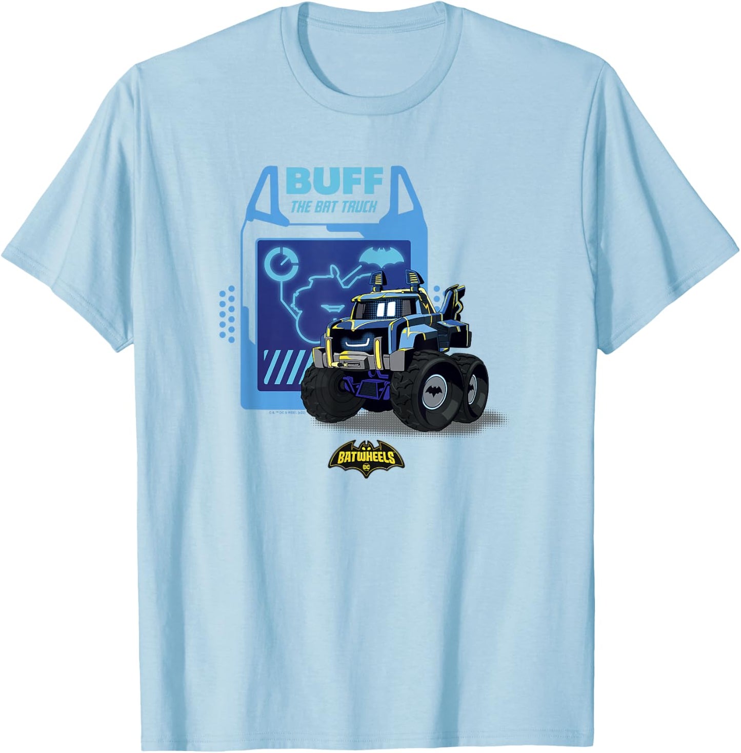 Batwheels Buff The Bat Truck T-Shirt - T-Shirt | Light Blue