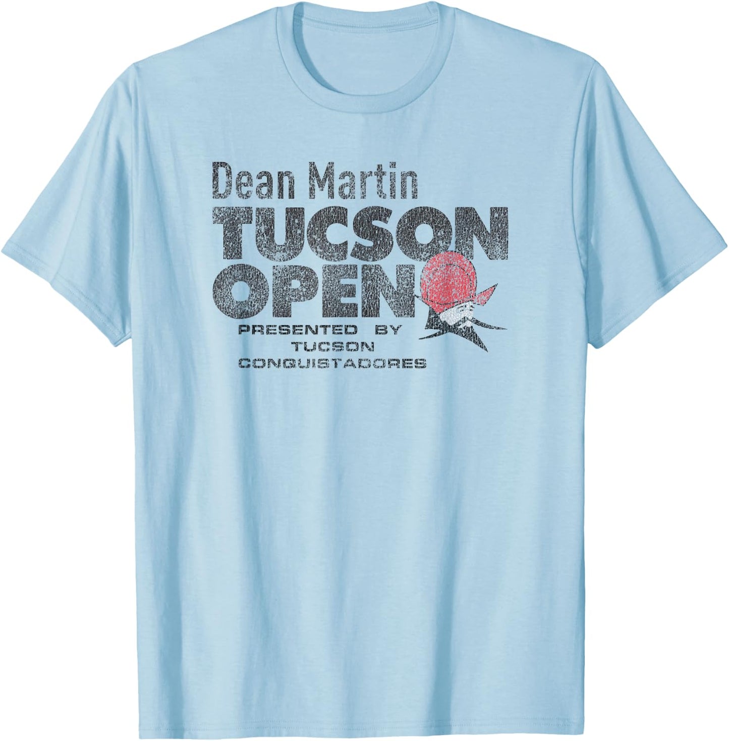PGA Tour Retro Dean Martin Tucson Open Officially Licensed T-Shirt - T-Shirt | Light Blue