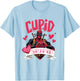 Marvel Deadpool Valentine's Day Cupid Is Stupid Chest Logo T-Shirt - T-Shirt | Light Blue