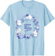 Moomin Garden Life In Moominvalley Blue Print , gray T-Shirt - T-Shirt | Light Blue