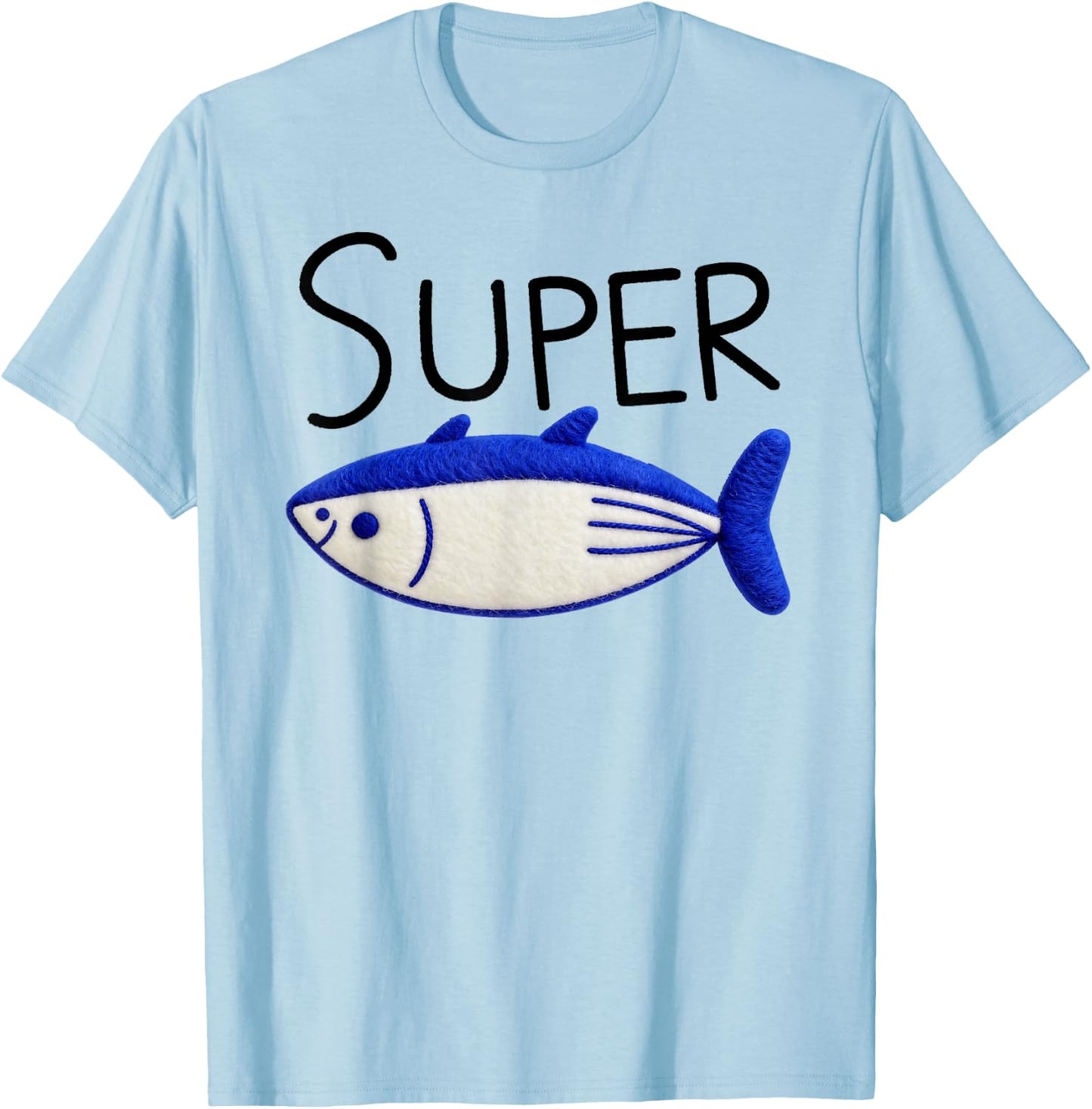 Super Tuna Funny T-Shirt - T-Shirt | Light Blue