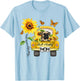 Bull Mastiff Mom Sunflower Best Dog Mom Ever Mother's Day T-Shirt - T-Shirt | Light Blue
