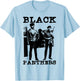 BPP Vintage Black History Self Defense Black Panthers Party T-Shirt - T-Shirt | Light Blue