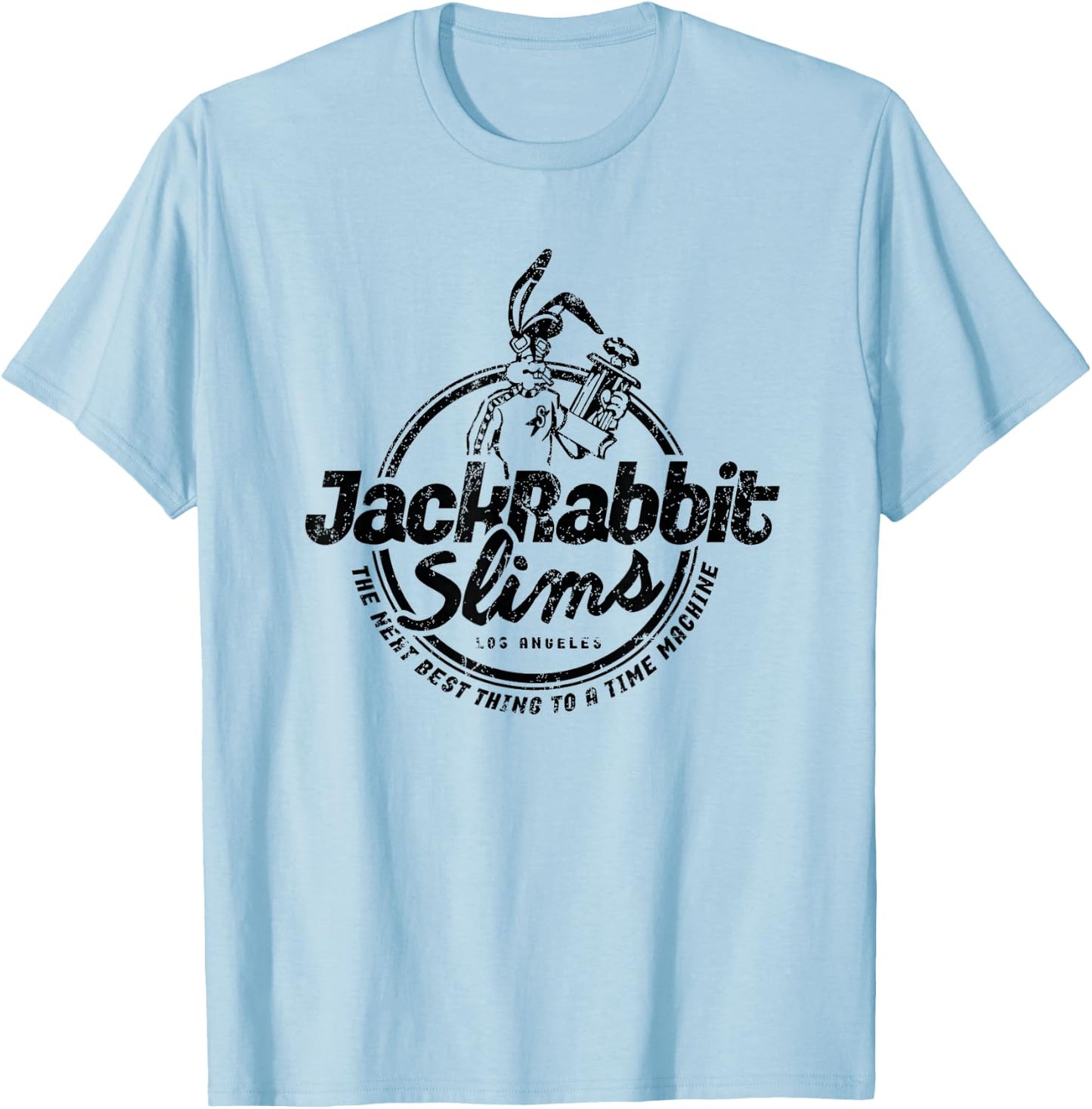 Rabbit Jack Slim's Pulp Milkshake Restaurant Retro Vintage T-Shirt - T-Shirt | Light Blue