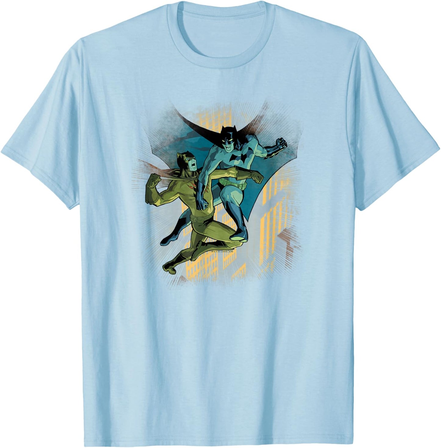 Batman vs. Catman T-Shirt - T-Shirt | Light Blue