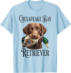 Chesapeake Bay Retriever Duck Hunter's Pride T-Shirt - T-Shirt | Light Blue