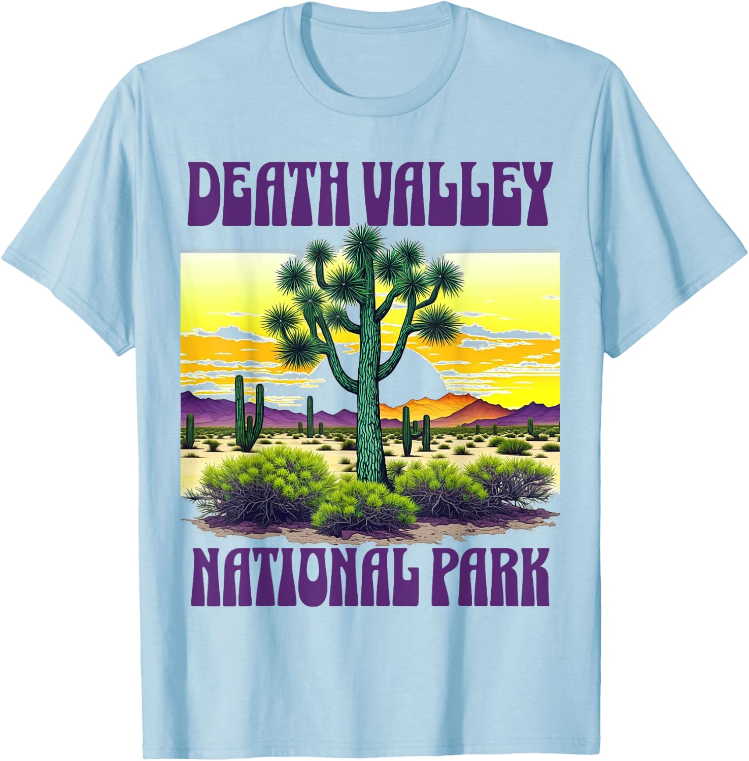 Death Valley National Park T-Shirt - T-Shirt | Light Blue