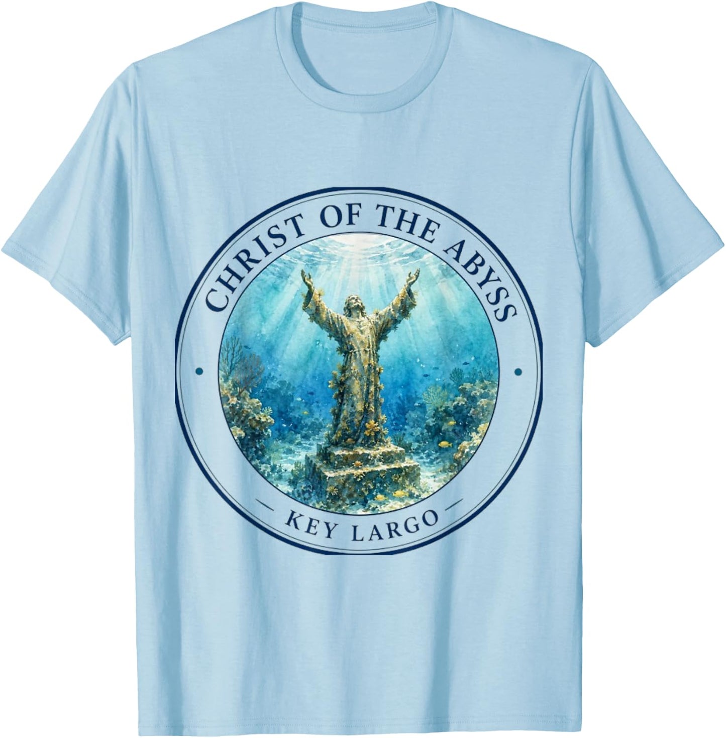 Key Largo Pennekamp Park T-Shirt - T-Shirt | Light Blue