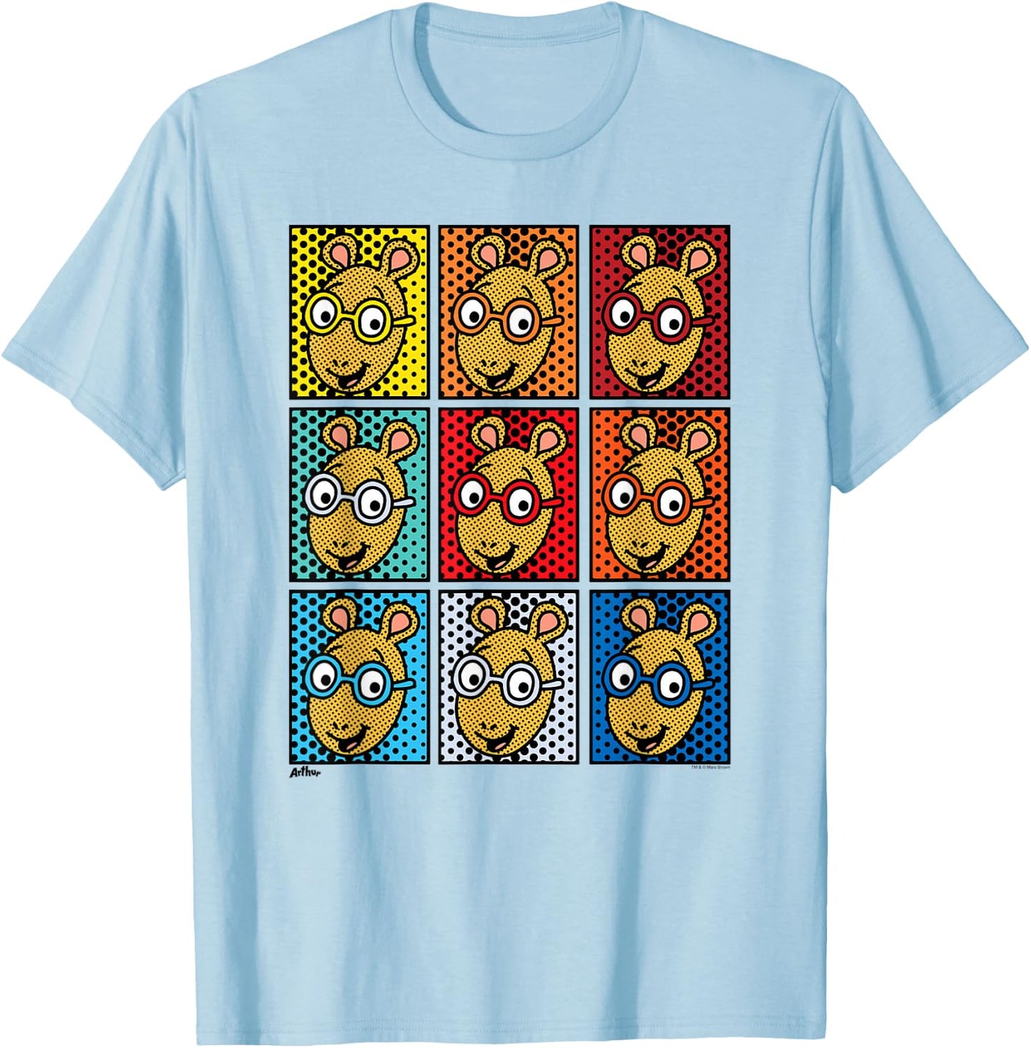 Arthur Pop Art Arthur T-Shirt - T-Shirt | Light Blue