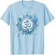 Om Mantra, Lotus, Buddhismus, Yoga, spirituelles Symbol, Spritzer T-Shirt - T-Shirt | Light Blue