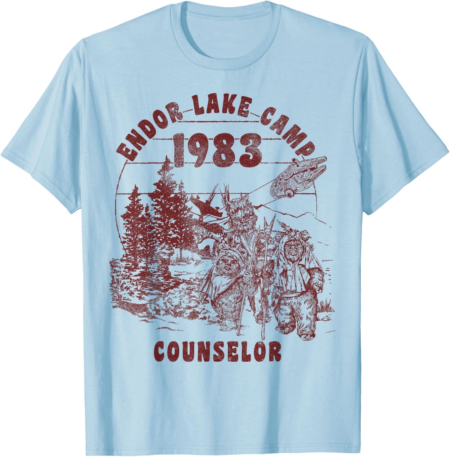 Star Wars Endor Camp Counselor T-Shirt - T-Shirt | Light Blue
