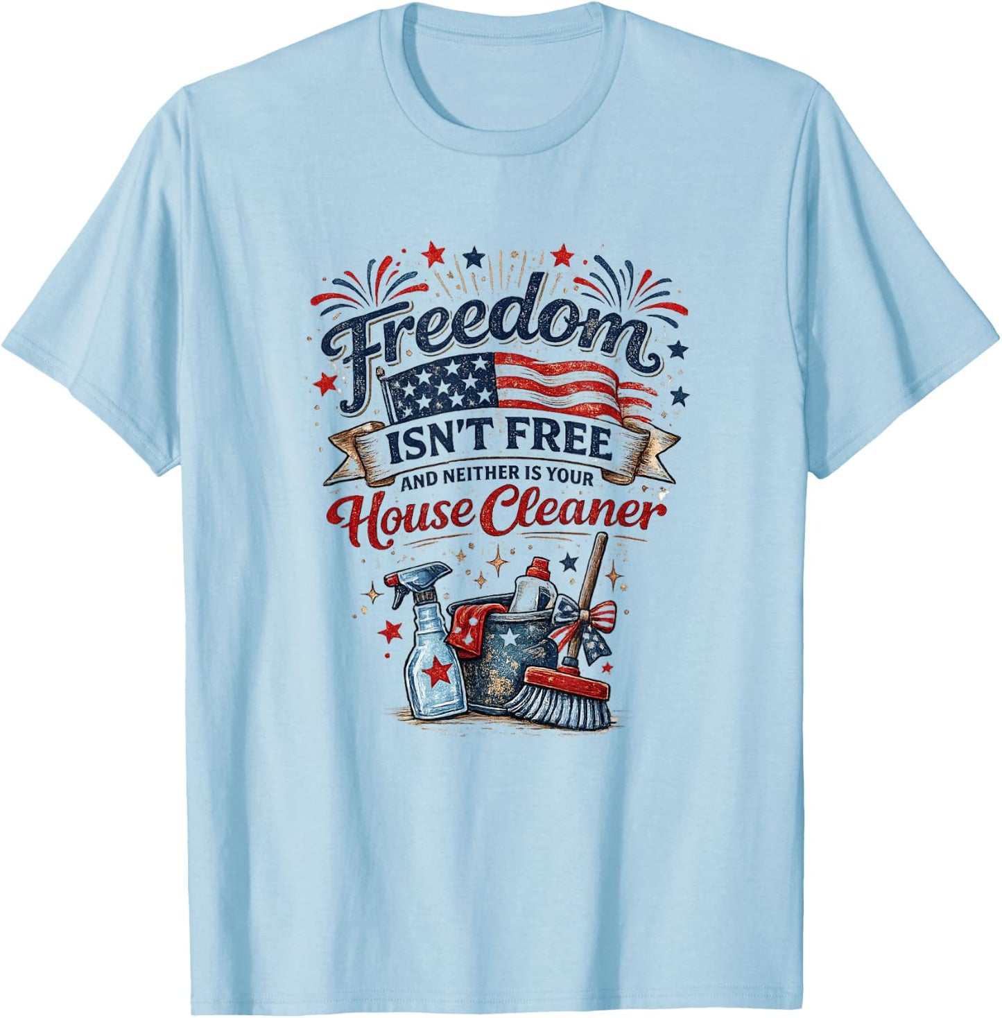4th of July T-Shirt - T-Shirt | Light Blue