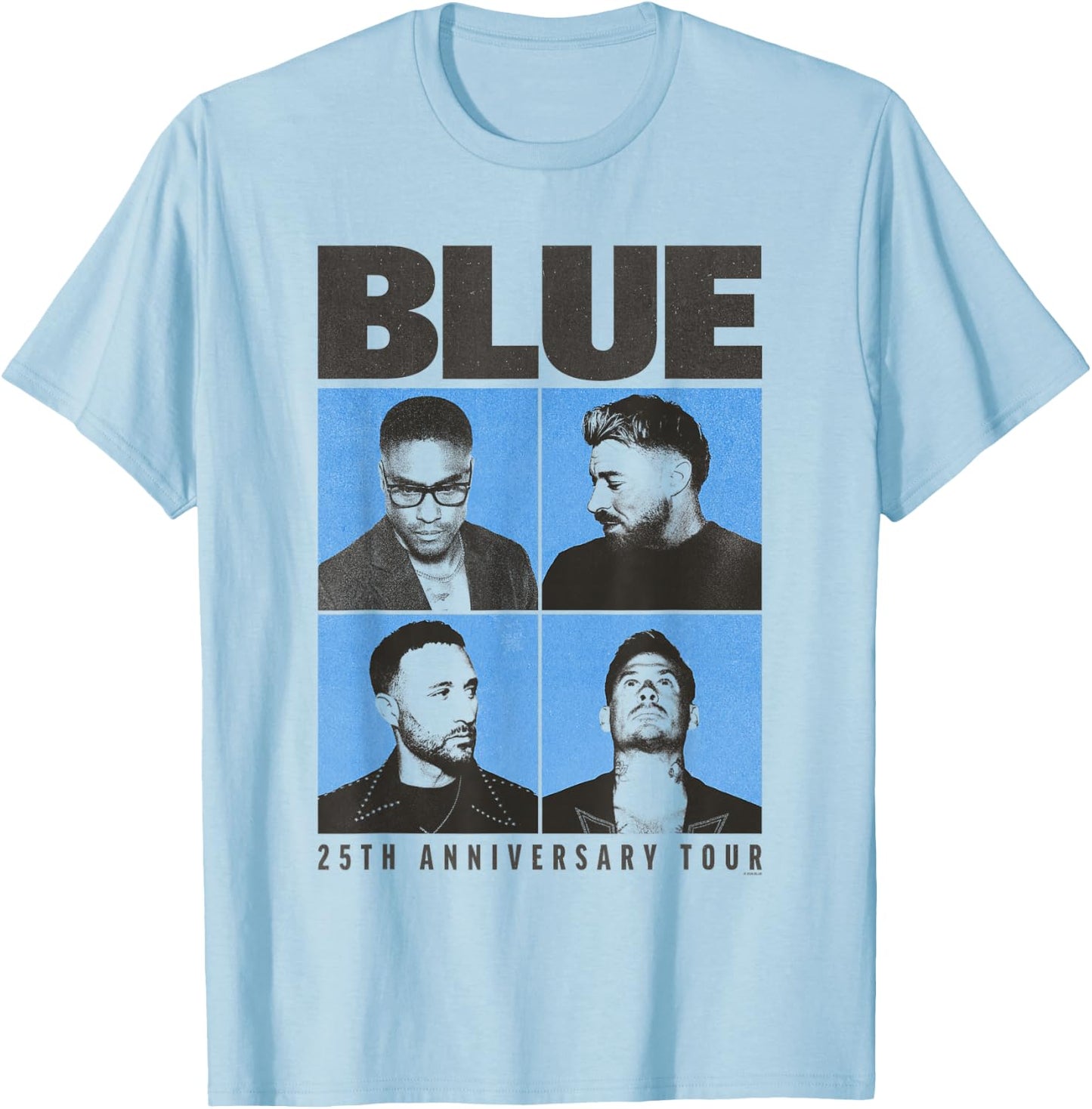 Blue Photo Window 25th Anniverssary T-Shirt - T-Shirt | Light Blue