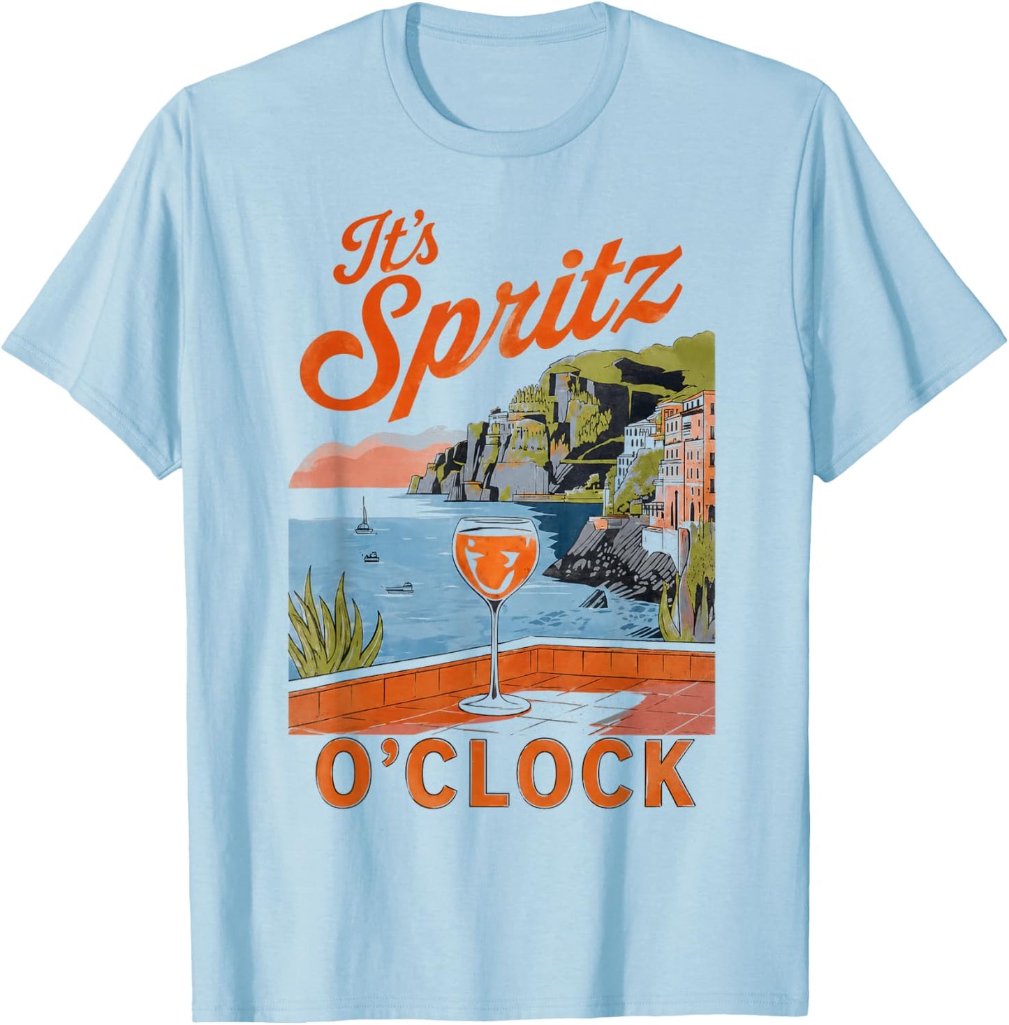 It's Spritz O'Clock T-Shirt - T-Shirt | Light Blue