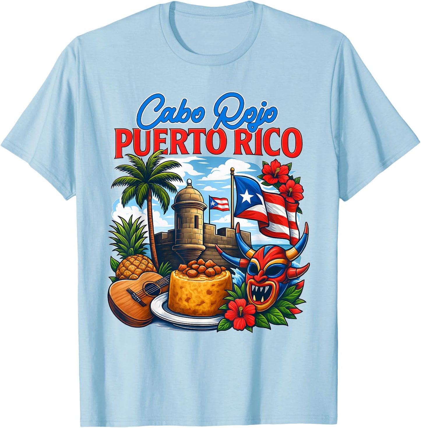 Cabo Rojo Puerto Rico Vacation Matching Family Group Travel T-Shirt - T-Shirt | Light Blue