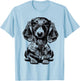 Dachshund, Wiener Dog Puppy, Doxie Mom Small T-Shirt - T-Shirt | Light Blue
